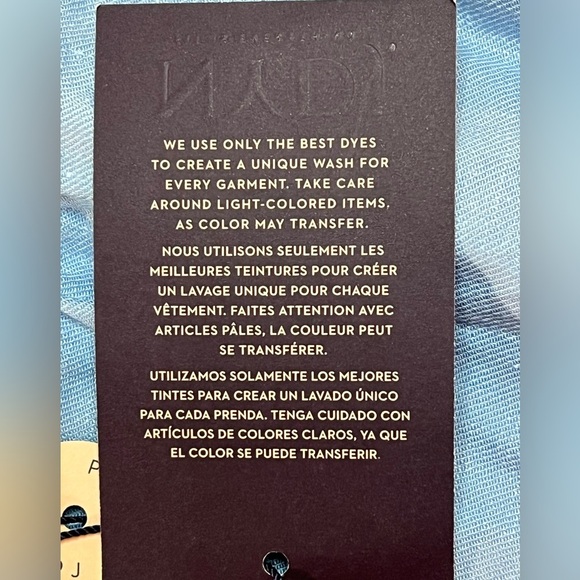 NYDJ Linen Pull On Short, Women’s, Light Blue, Size 10, NWT - Picture 7 of 10